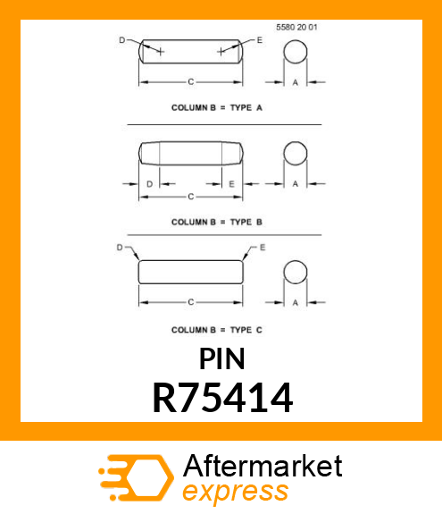 BEARING, ROLLER R75414