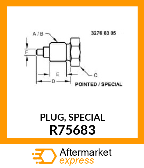 PLUG, SPECIAL R75683