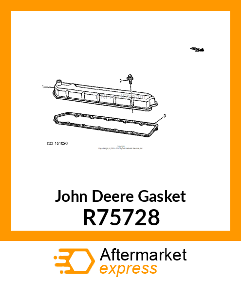 GASKET, ROCKER ARM COVER R75728