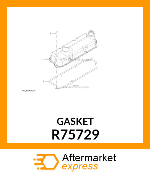 GASKET, ROCKER ARM COVER R75729