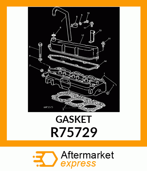 GASKET, ROCKER ARM COVER R75729