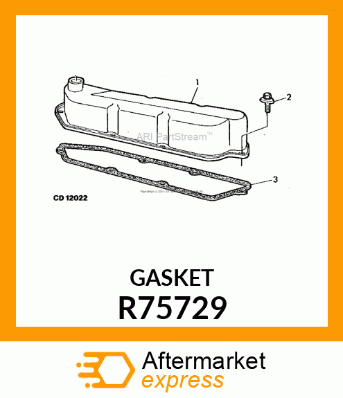 GASKET, ROCKER ARM COVER R75729