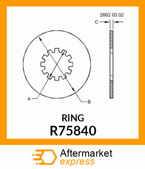 DISK, FRICTION R75840