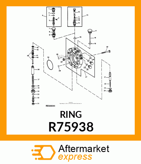 THRUST WASHER, RING, BACK R75938