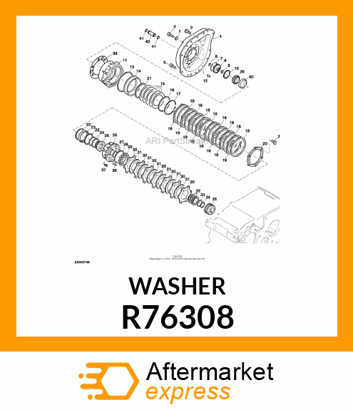 WASHER, THRUST R76308