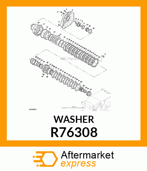 WASHER, THRUST R76308