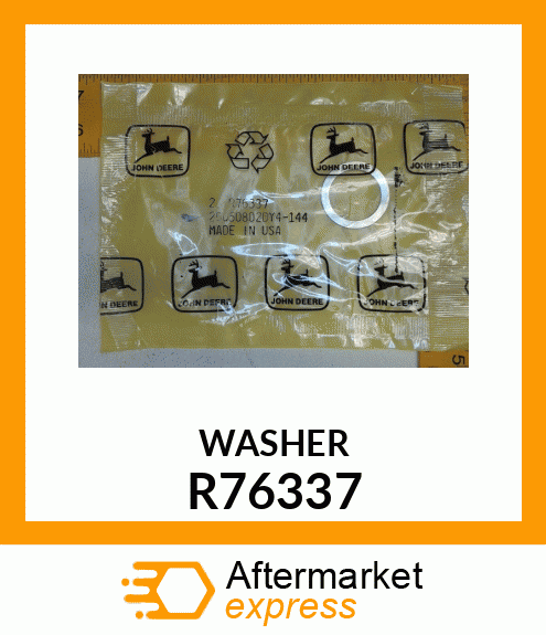 WASHER, SPECIAL ALUMINUM R76337