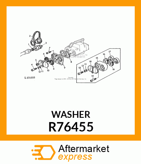 WASHER, BOWED R76455