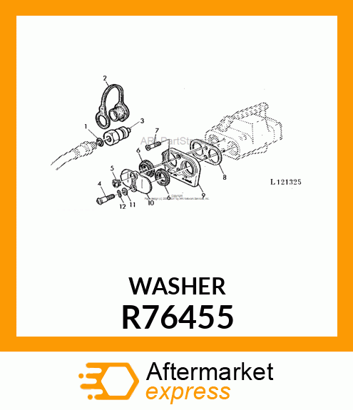 WASHER, BOWED R76455