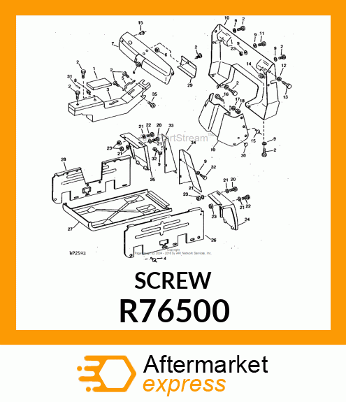 SCREW, MACHINE R76500