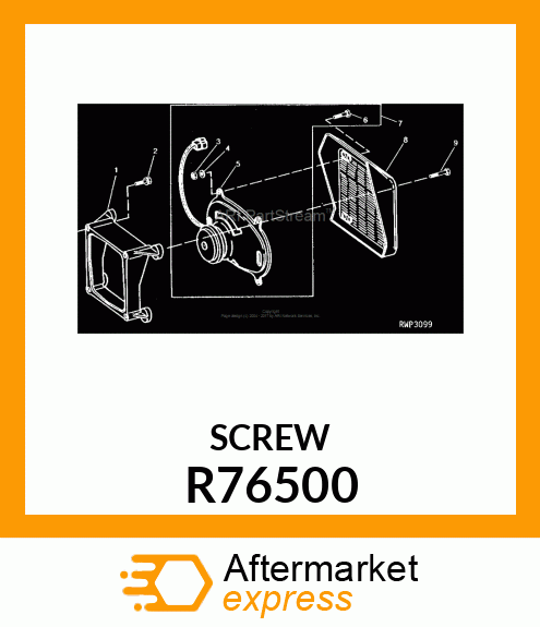 SCREW, MACHINE R76500