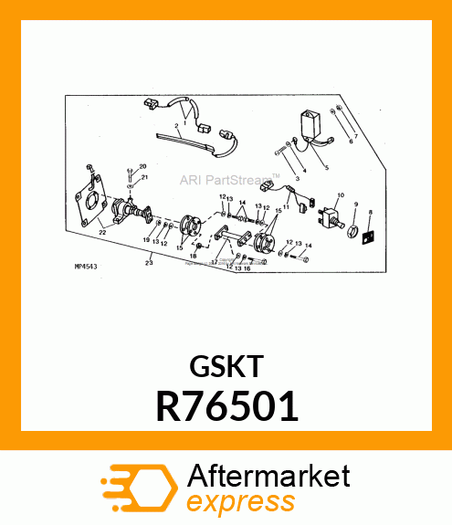 LABEL, SWITCH (PTO) R76501