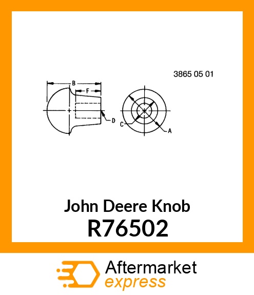 KNOB R76502