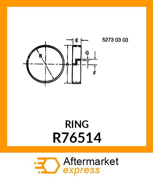 RING, SEALING R76514