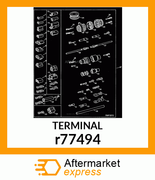 ELEC. CONNECTOR TERMINAL, EYELET r77494