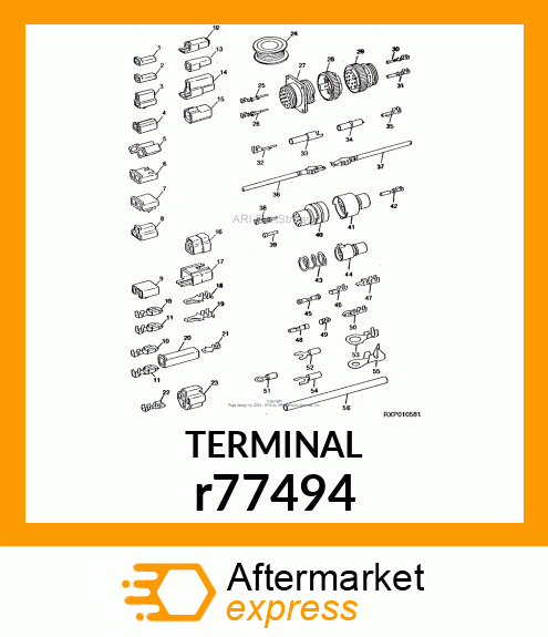 ELEC. CONNECTOR TERMINAL, EYELET r77494