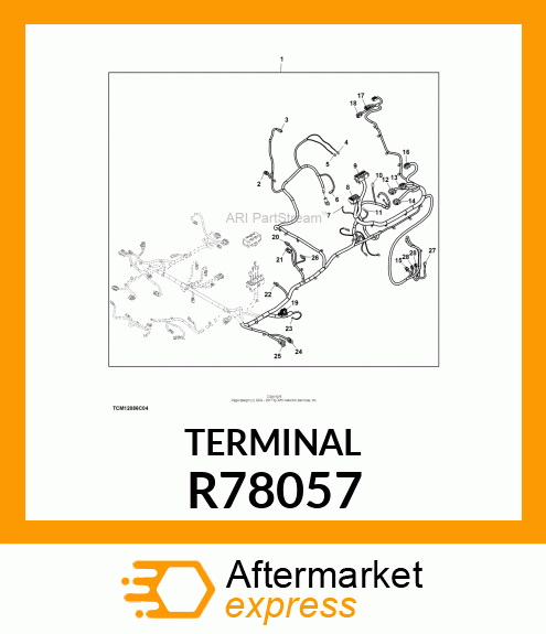 ELEC. CONNECTOR TERMINAL, SLEEVE, C R78057