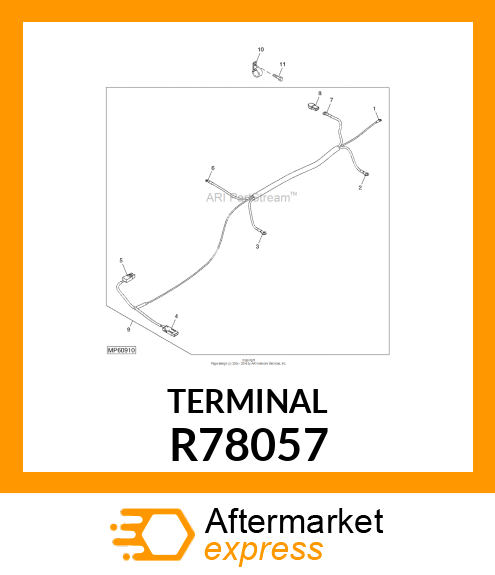 ELEC. CONNECTOR TERMINAL, SLEEVE, C R78057