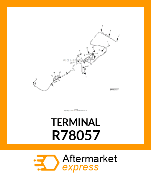 ELEC. CONNECTOR TERMINAL, SLEEVE, C R78057