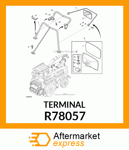 ELEC. CONNECTOR TERMINAL, SLEEVE, C R78057