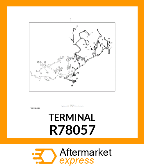 ELEC. CONNECTOR TERMINAL, SLEEVE, C R78057