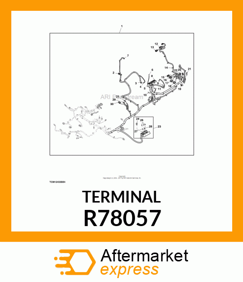 ELEC. CONNECTOR TERMINAL, SLEEVE, C R78057