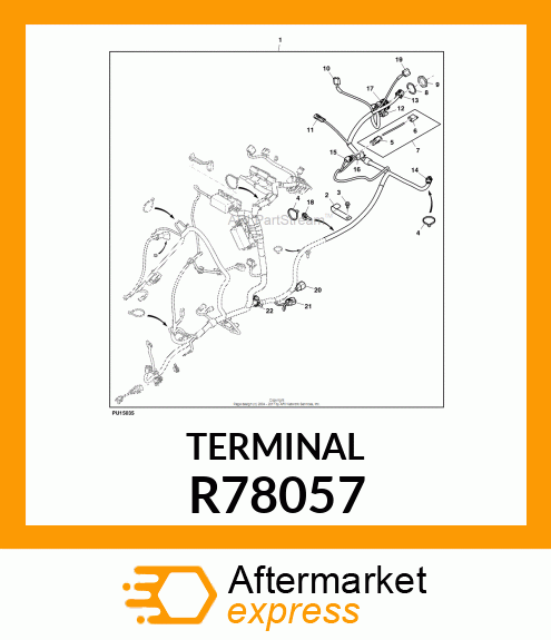 ELEC. CONNECTOR TERMINAL, SLEEVE, C R78057