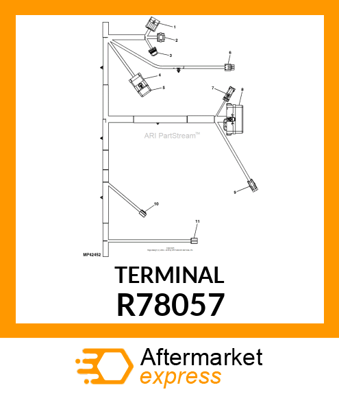 ELEC. CONNECTOR TERMINAL, SLEEVE, C R78057