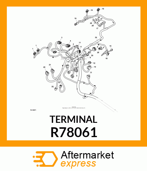 ELEC. CONNECTOR TERMINAL R78061