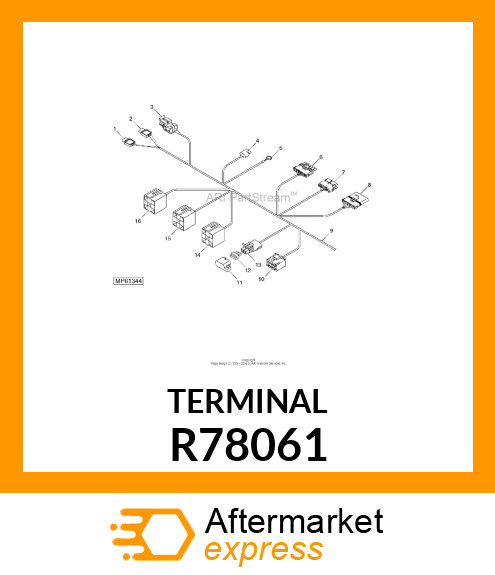 ELEC. CONNECTOR TERMINAL R78061