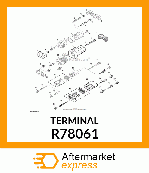 ELEC. CONNECTOR TERMINAL R78061