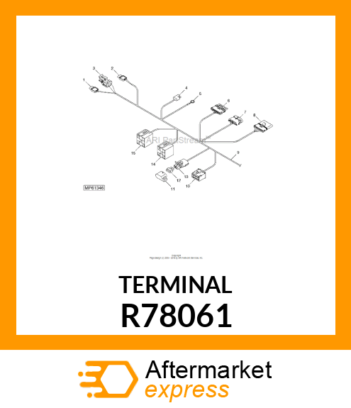 ELEC. CONNECTOR TERMINAL R78061