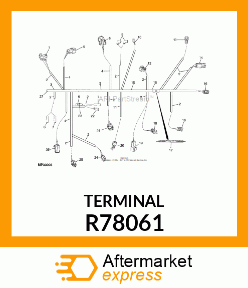 ELEC. CONNECTOR TERMINAL R78061