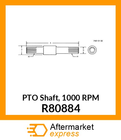 SHAFT, POWER R80884