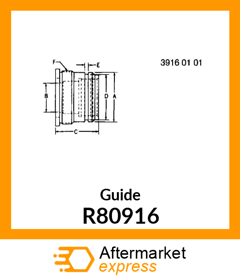 GUIDE, ROD R80916