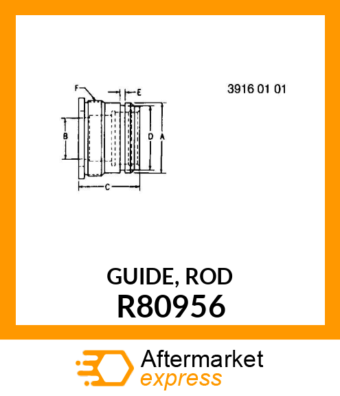 GUIDE, ROD R80956