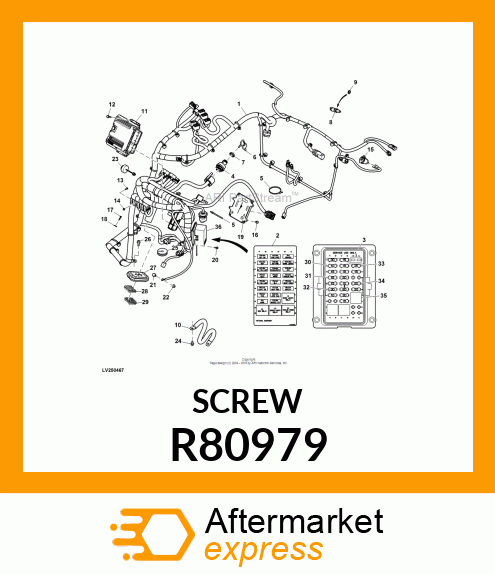 SCREW, SPECIAL THREAD FORMING R80979