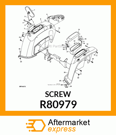 SCREW, SPECIAL THREAD FORMING R80979