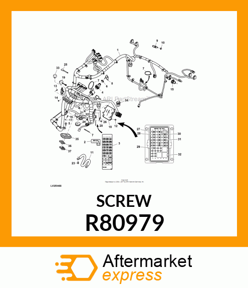 SCREW, SPECIAL THREAD FORMING R80979