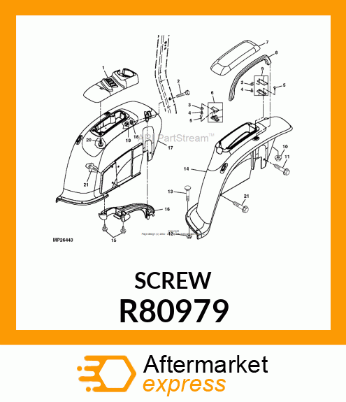 SCREW, SPECIAL THREAD FORMING R80979