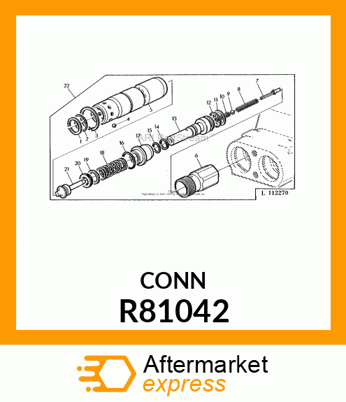 RECEPTACLE, FRONT R81042