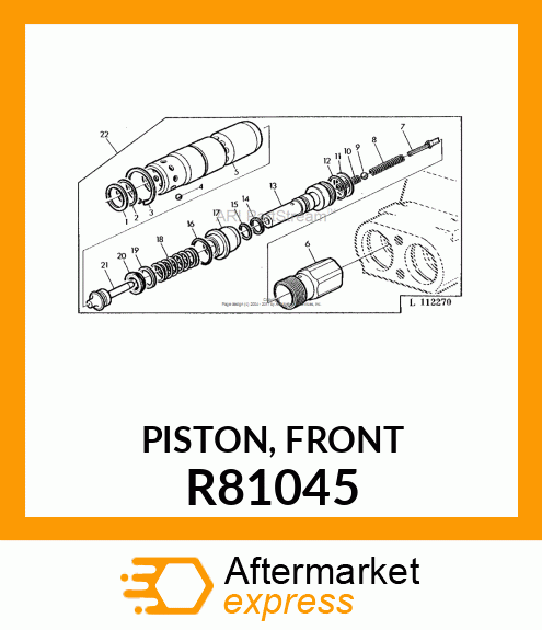 PISTON, FRONT R81045