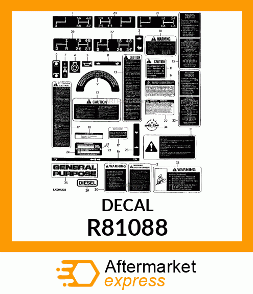 LABEL, SAFETY, BI R81088