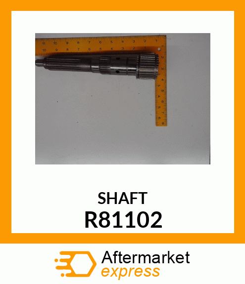 DRIVE SHAFT, SHAFT,CLUTCH DRIVE R81102