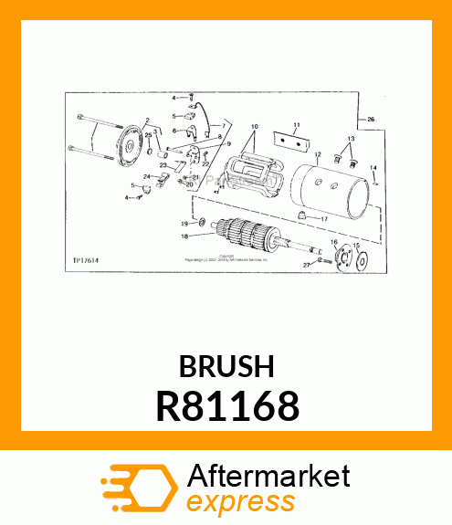 BRUSH R81168