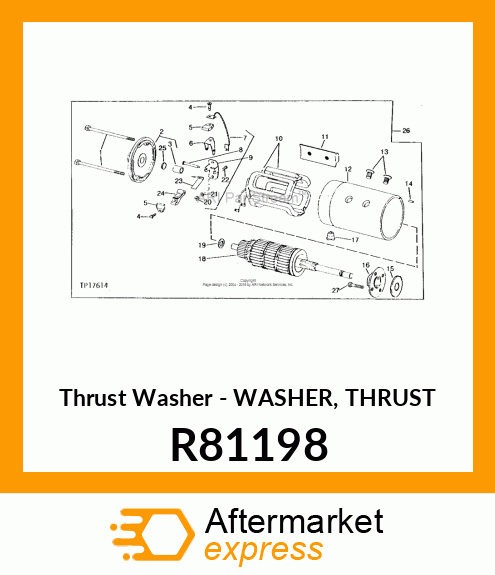 Washer Thrust R81198