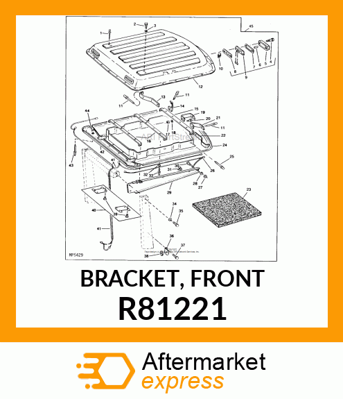 BRACKET, FRONT R81221