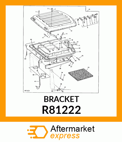 BRACKET, RH R81222