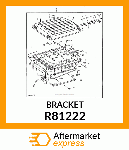 BRACKET, RH R81222