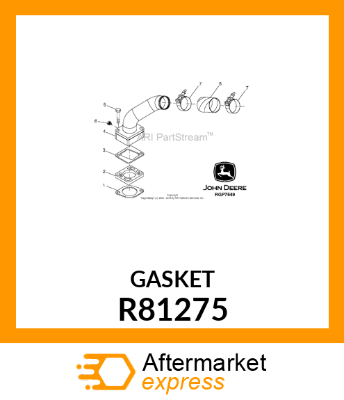 GASKET, AIR INLET R81275